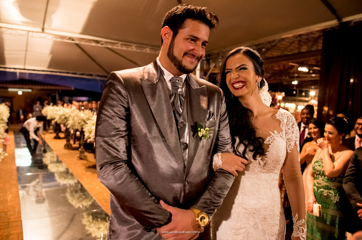 Lindos e emocionados durante a cerimonia