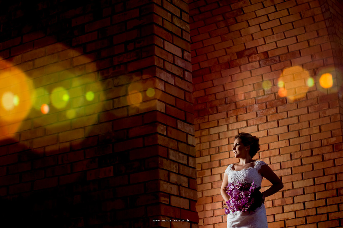 Fotografia criativa da noiva por Sandro Andrade Fotografias, fotografia com flair