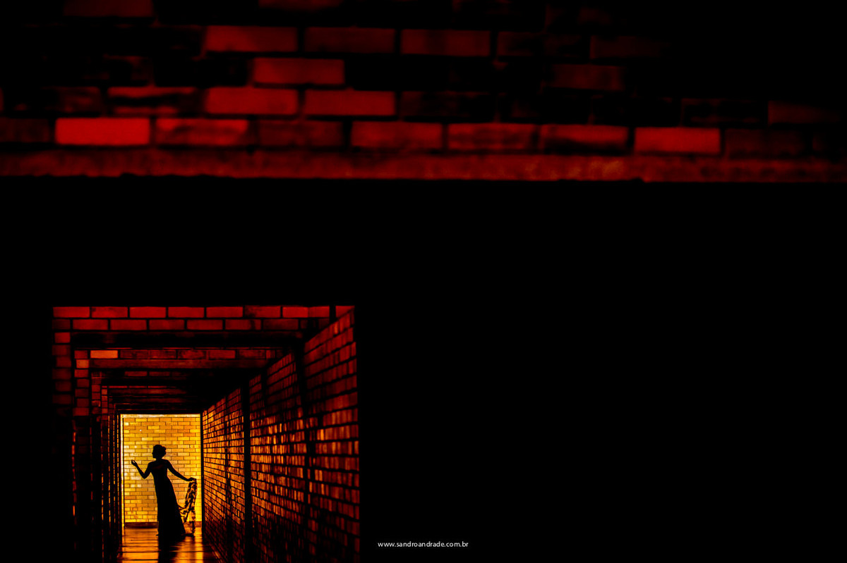 Silhueta criativa da noiva, fotografia e arquitetura, brasilia, bsb, df