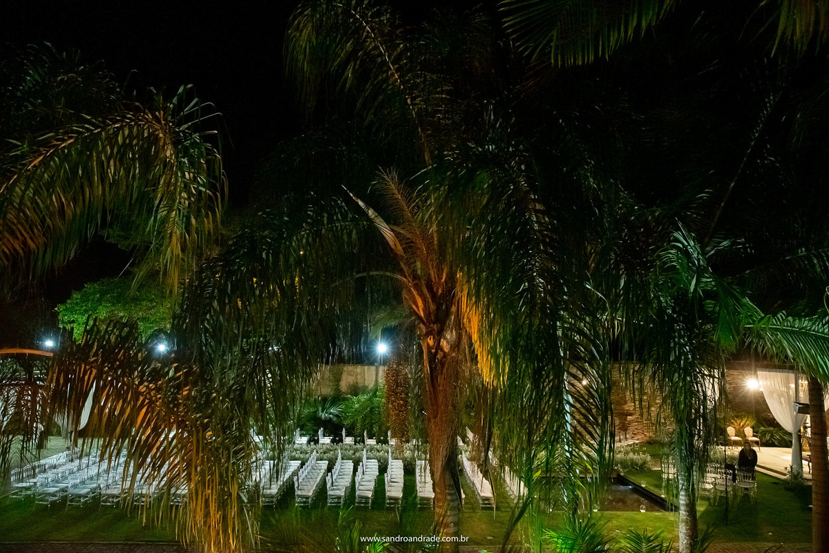 Foto lateral da área da cerimonia também realizada no Porto Cristal.