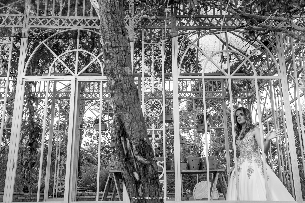 Em muitos cliques, marido aproveitou enquanto Jean filmava para fotografar, essa cena é uma delas e tem no video, ela deslizando a mão nas grades do orquidário ao som do seu grupo favorito de k-pop, BTS.