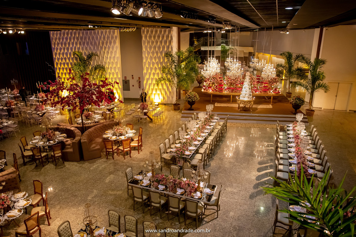 Mais uma de cima com toda a decoração.