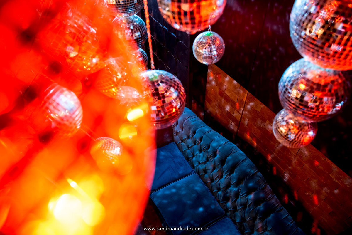 Decoração lounge principal.