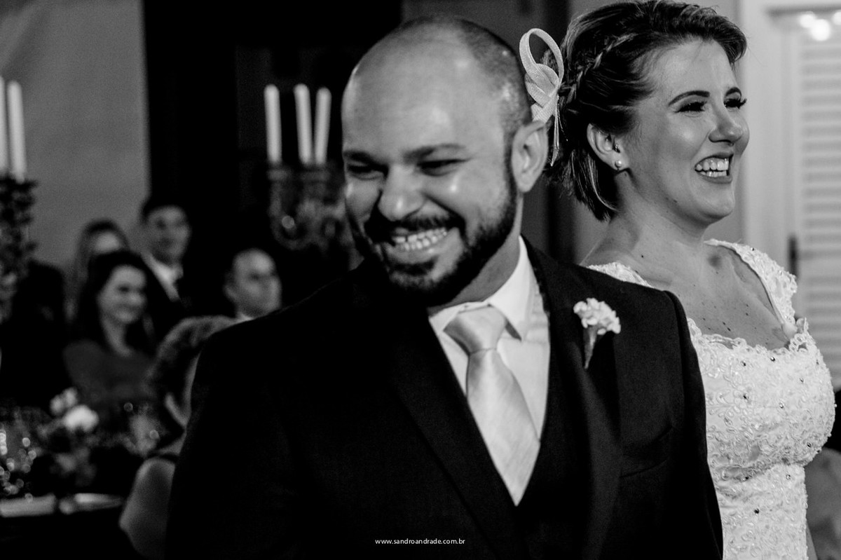 Descontração durante a cerimonia religiosa