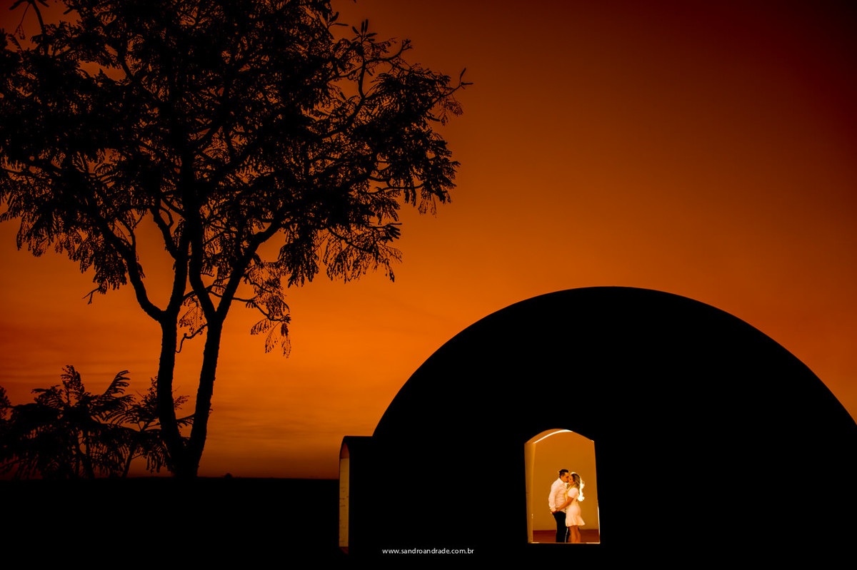 Na cúpula do amor, momentos registrados eternamente