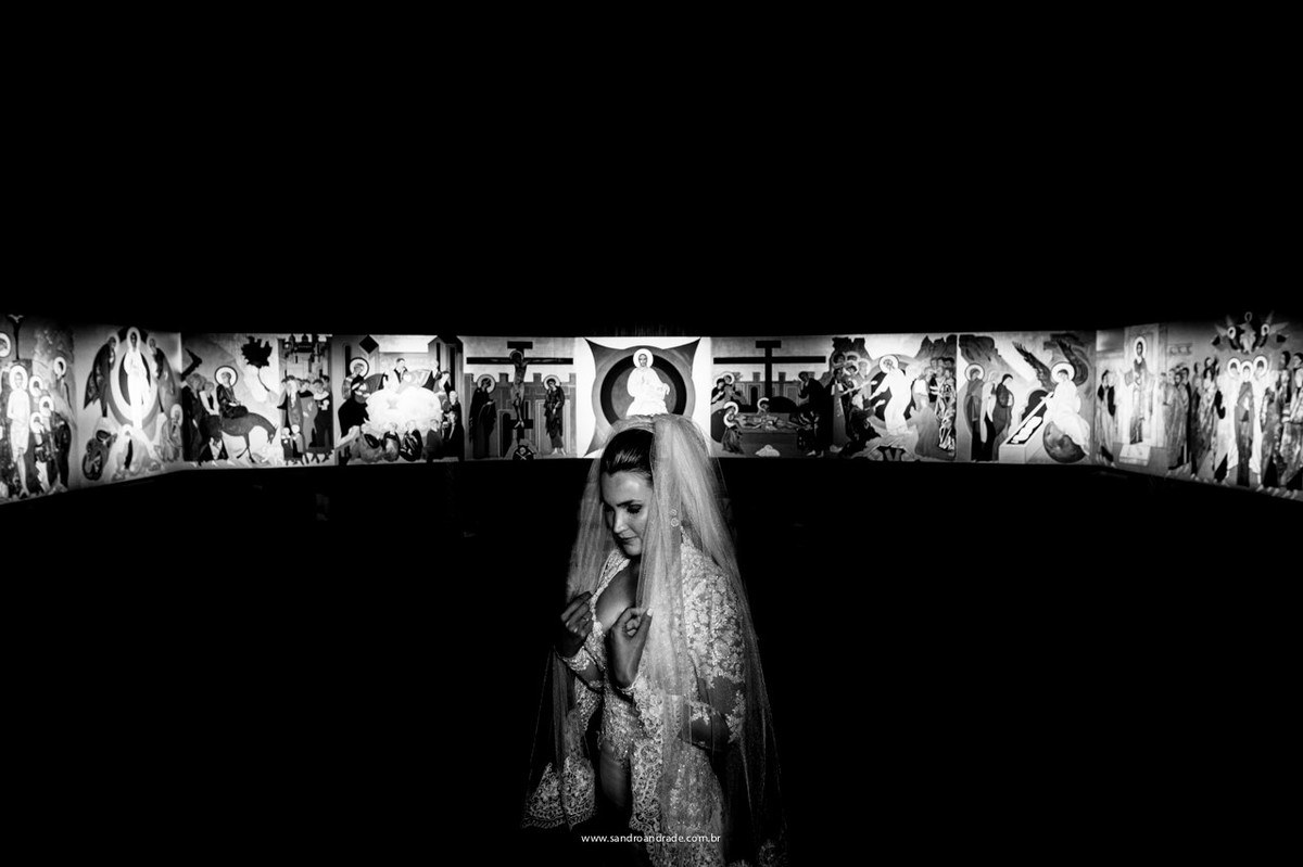 A igreja que a noiva sempre vai a missa