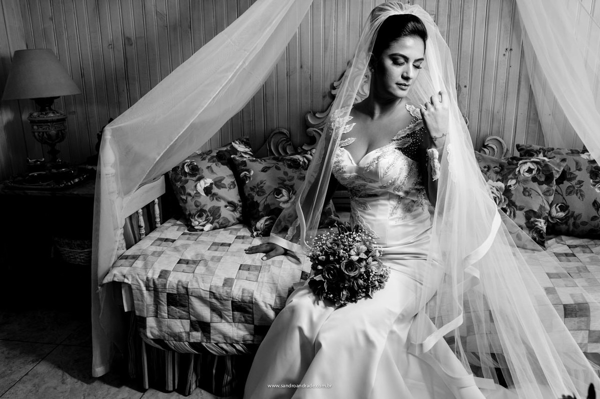 fotografia de noiva em preto e branco, casamento em brasilia