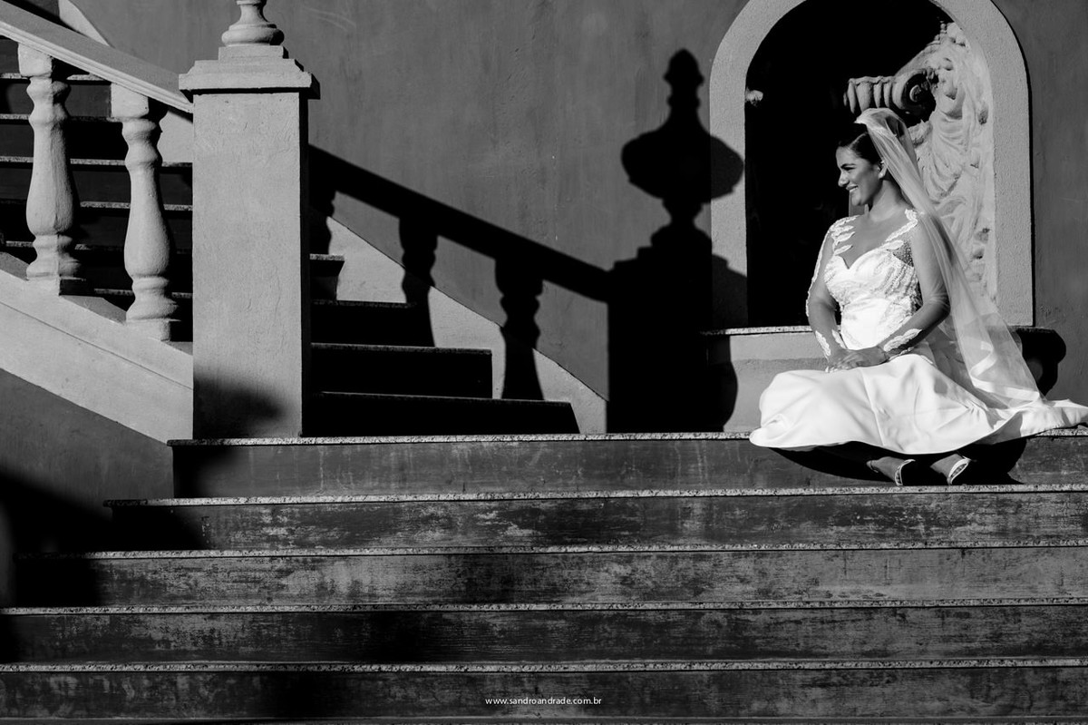 noiva no df na  vila giardini, noiva em preto e branco