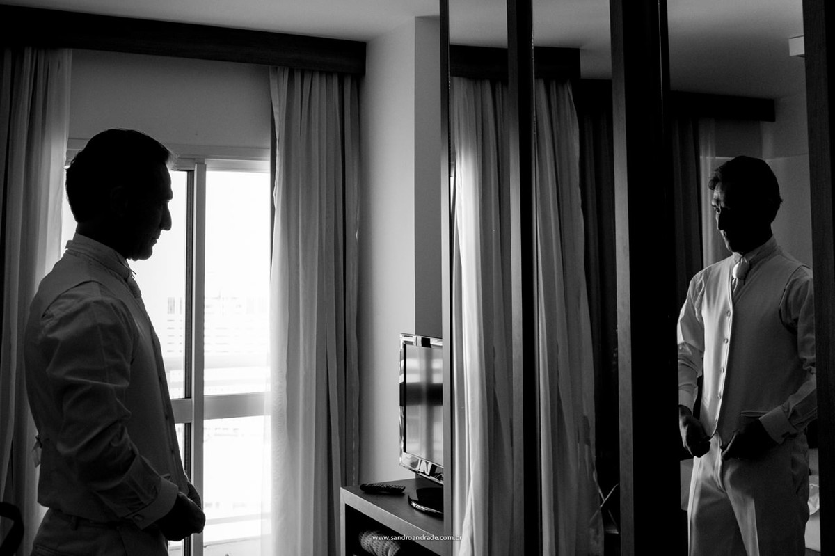 making of Odenir, roupa do noivo