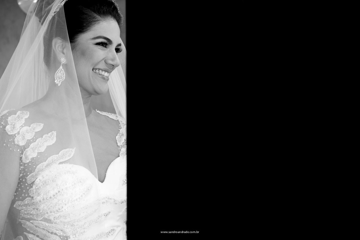 Noiva linda,pronta para seu grande dia