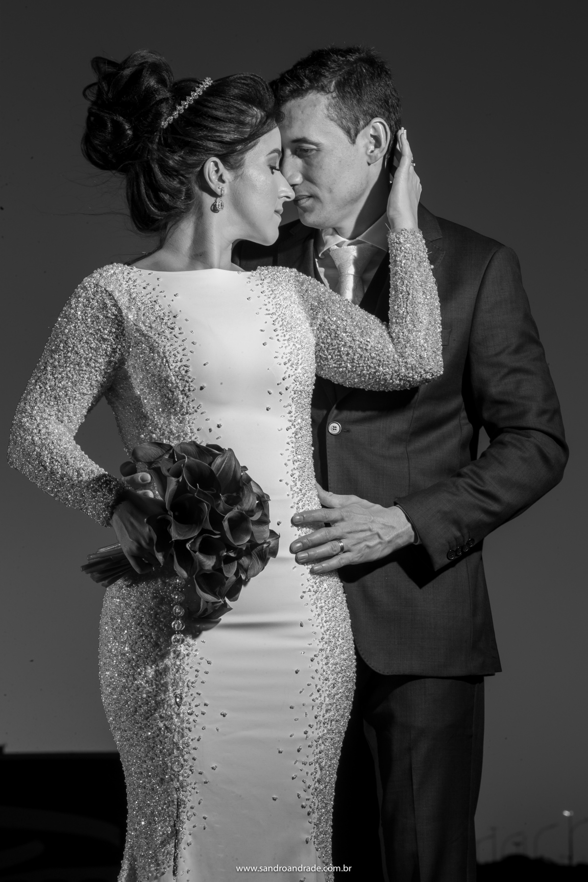 E com eles bem juntinhos, em preto e branco, finalizamos este lindo ensaio.