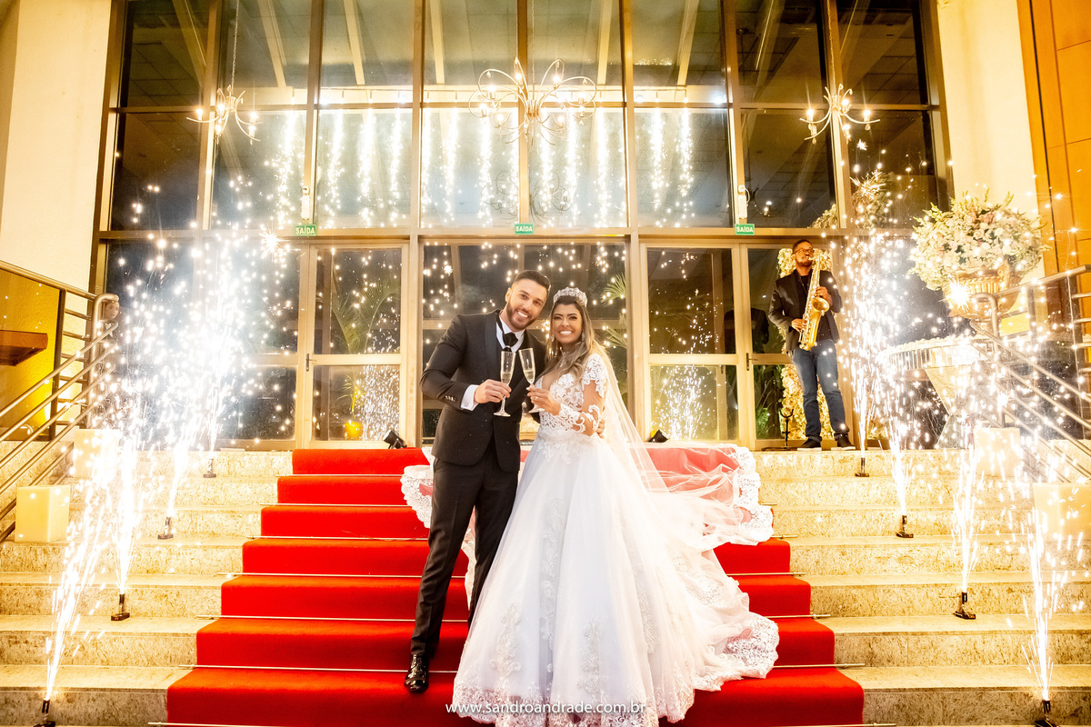 E então eles posam para a foto.