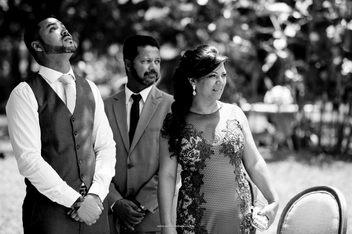 Muita emoção ao vê-la entrar