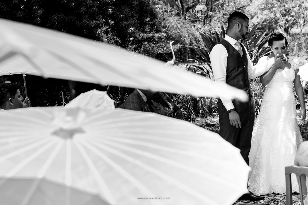 Eu te amo diz a noiva ao seu amado