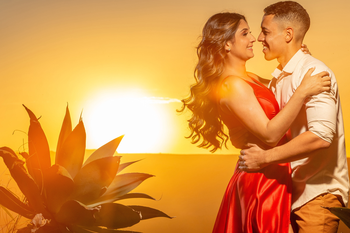 A coleção retratos é sempre muito linda, uma sequencia de retratos de tirar o fôlego, nesta temos o pôr do sol, a planta do serrado, o horizonte e o casal juntinhos se olhando, aquele olhar.