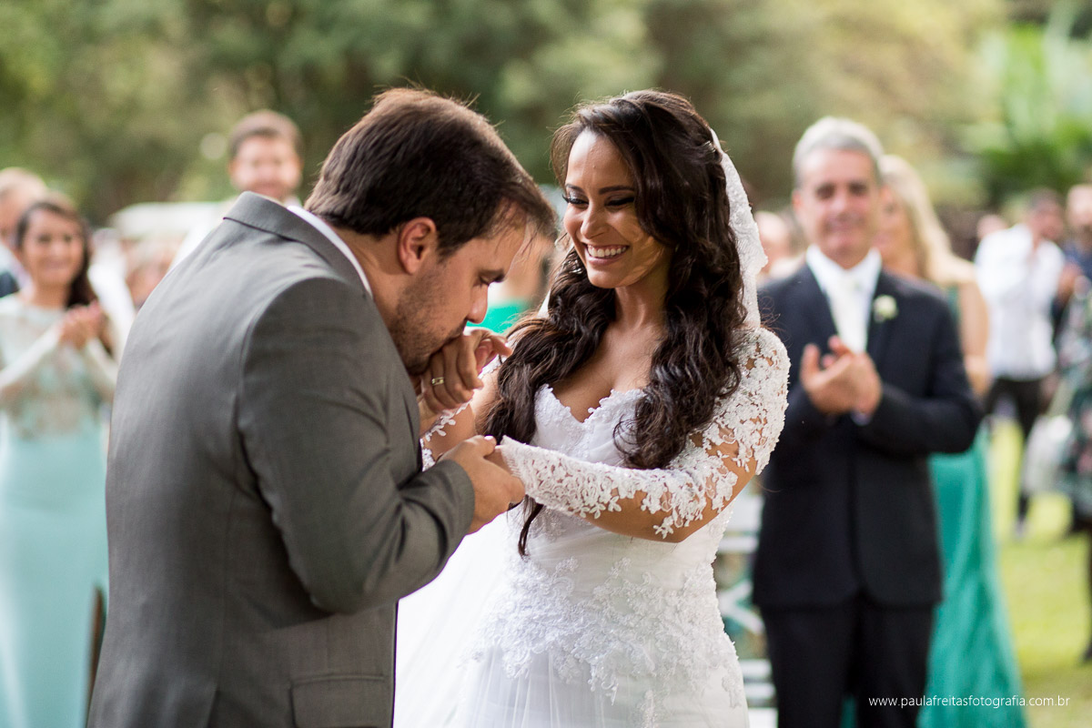 casamento de dia no aberto em guaratingueta fotografado por paula freitas fotografia