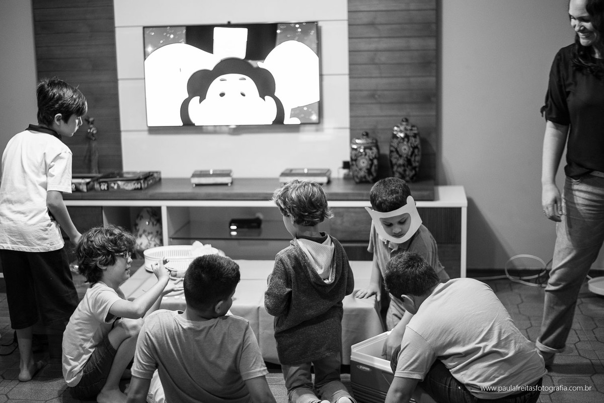 aniversario de menino em casa fin hora da aventura