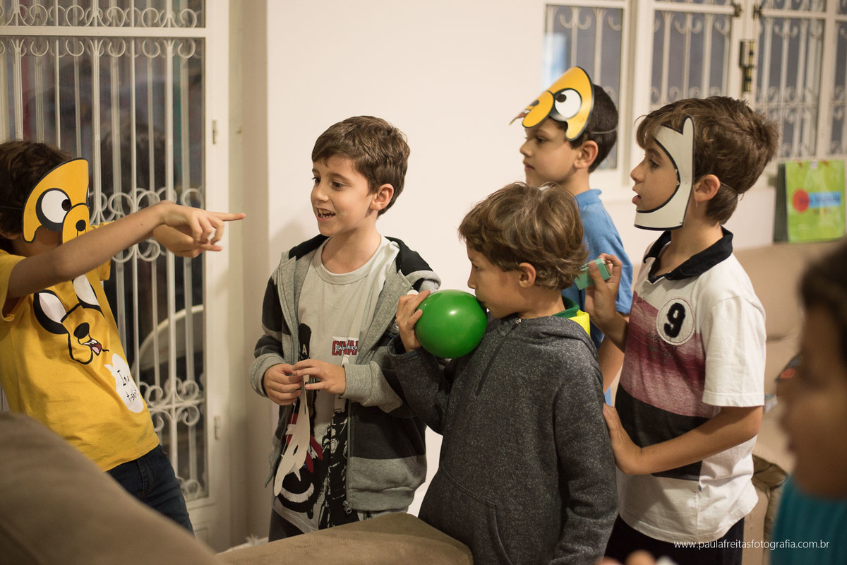 aniversario de menino em casa fin hora da aventura