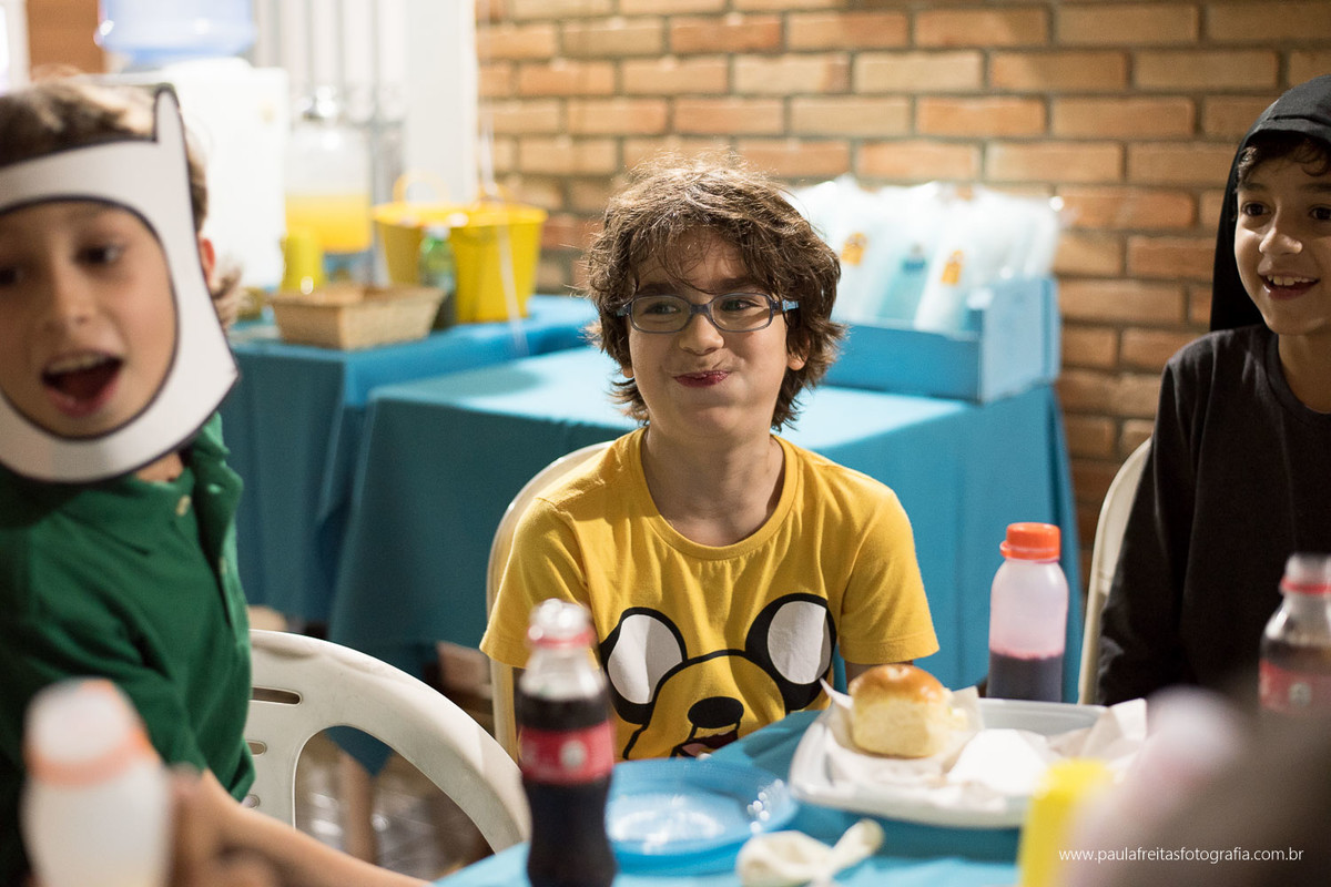 aniversario de menino em casa fin hora da aventura