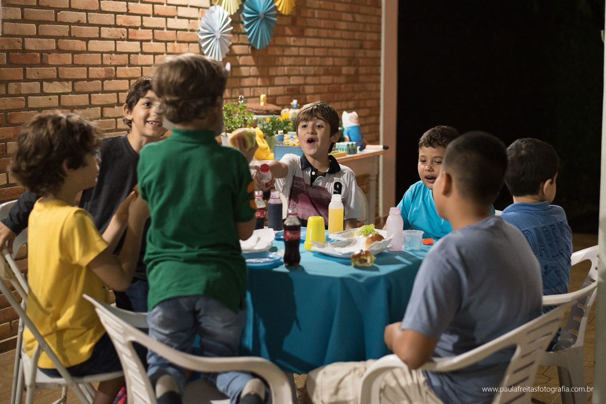 aniversario de menino em casa fin hora da aventura
