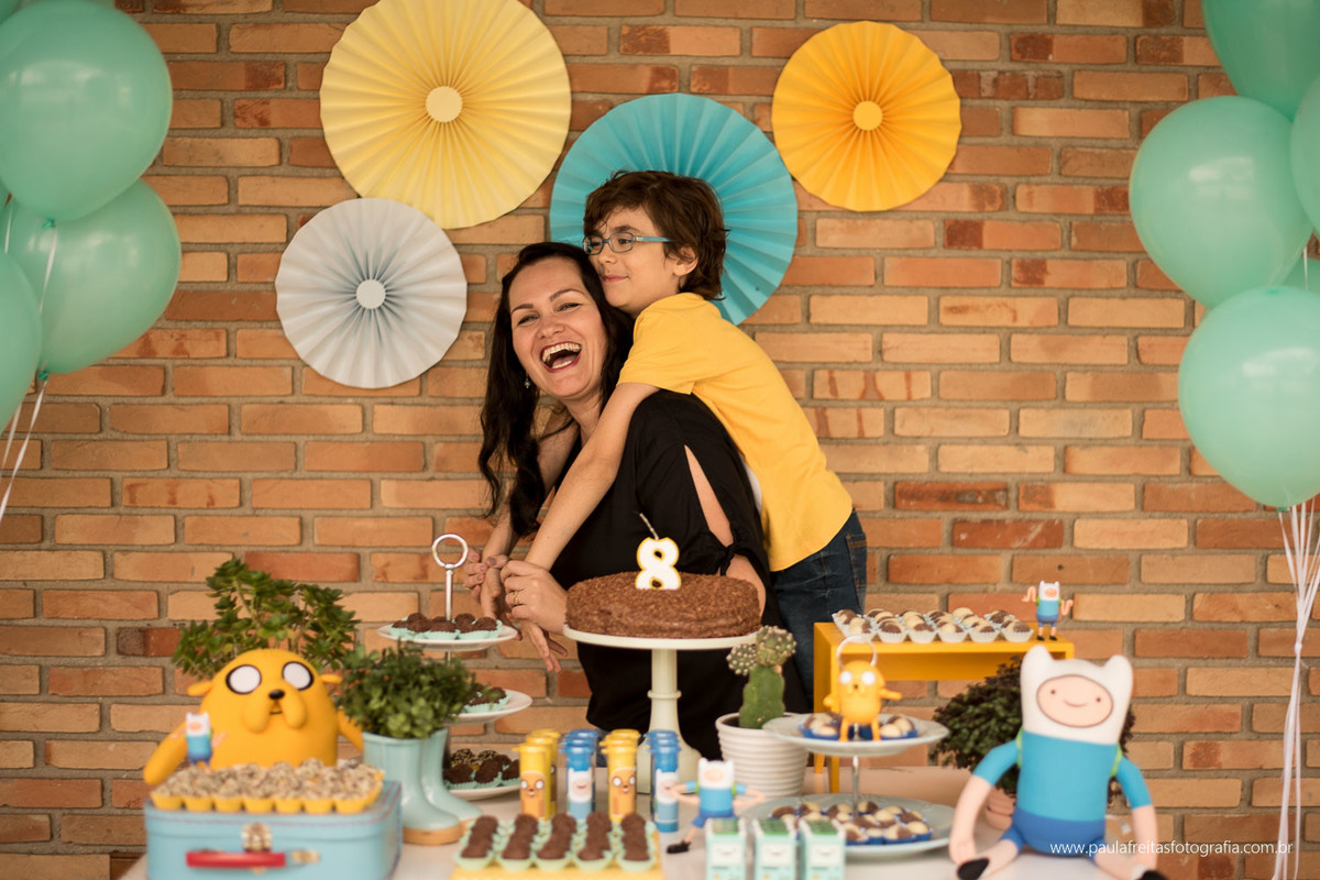 aniversario de menino em casa fin hora da aventura