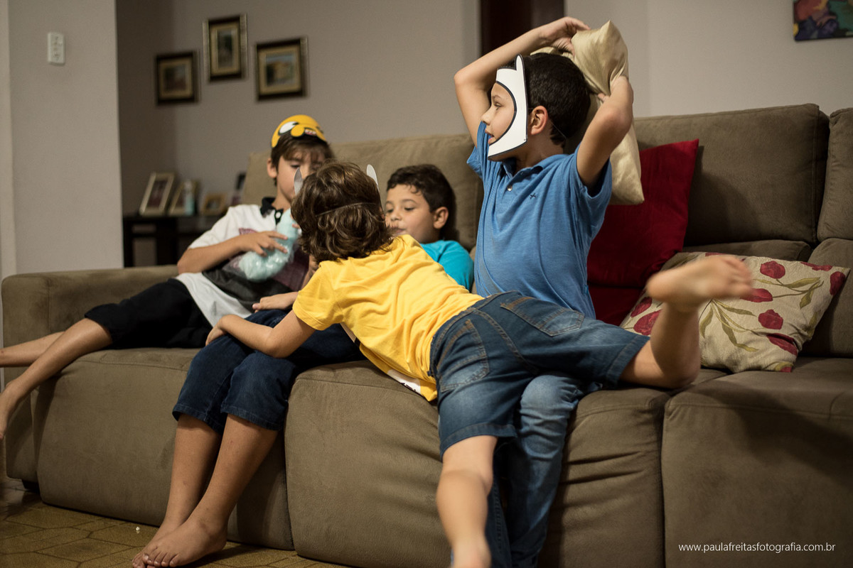 aniversario de menino em casa fin hora da aventura