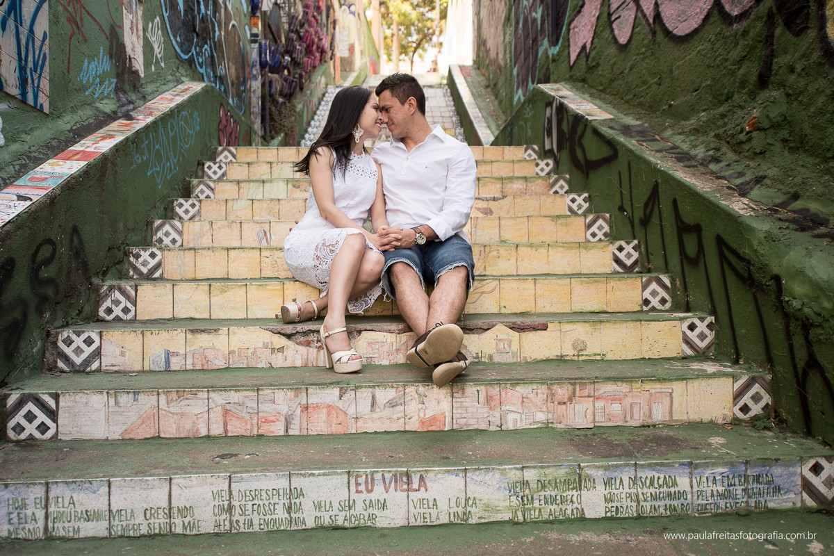 ensaio pre casamento em beco do batman