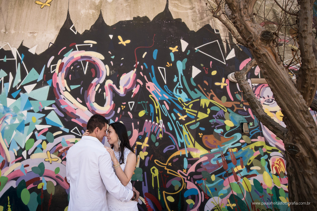 ensaio pre casamento em beco do batman