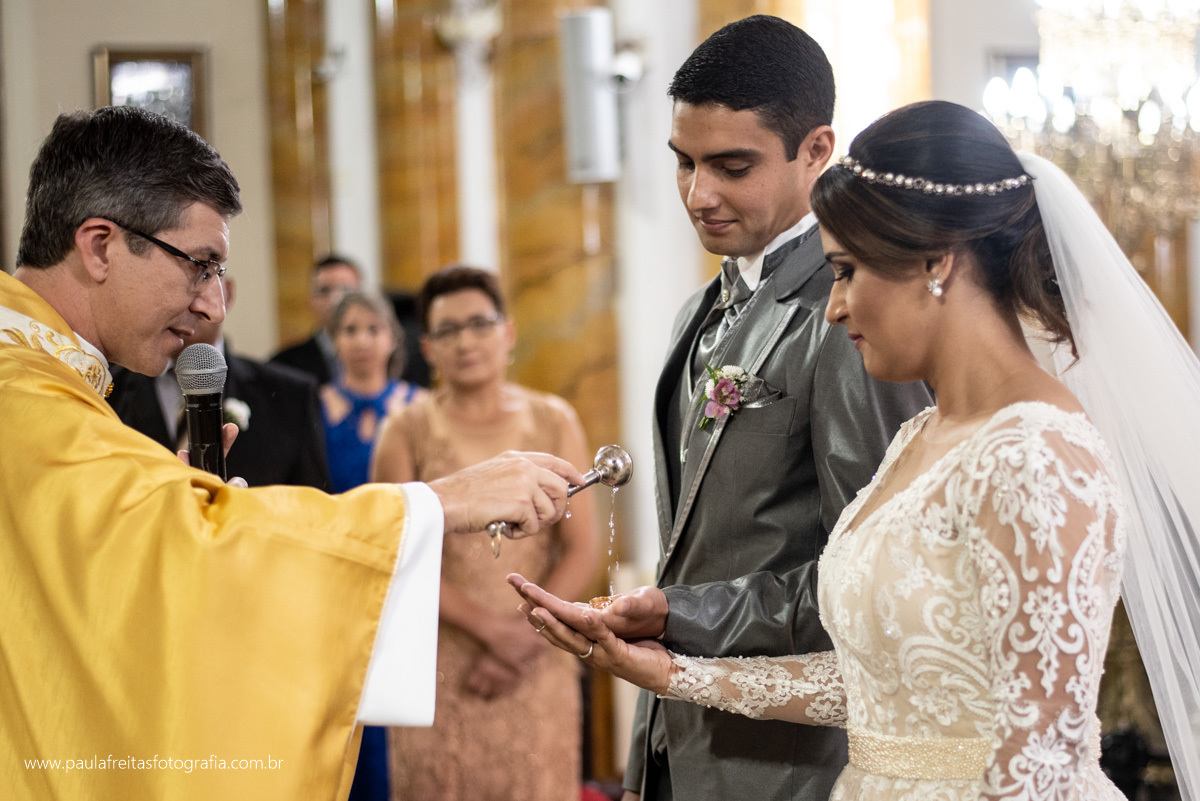 benção das alianças no dia do casamento