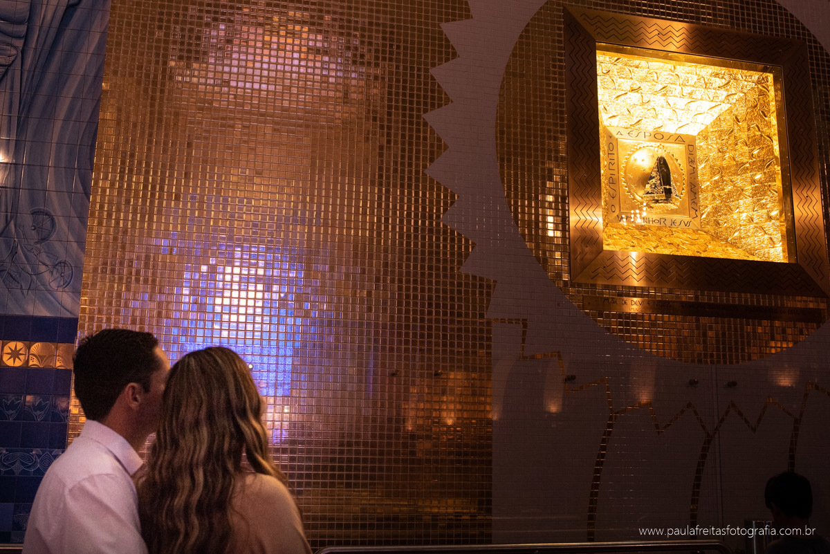 foto na basilica nossa senhora aparecida