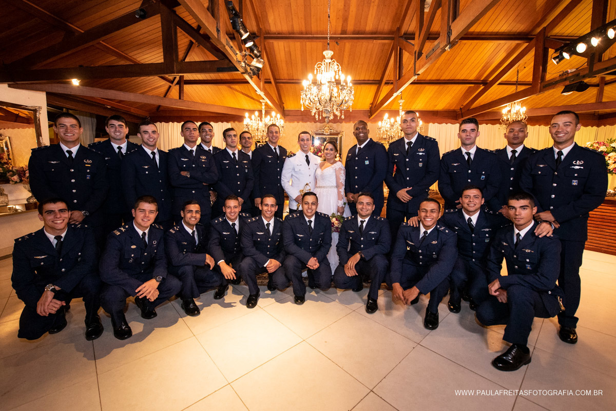 ala militar no casamento na escola de especialistas aeronautica em guaratingueta sp