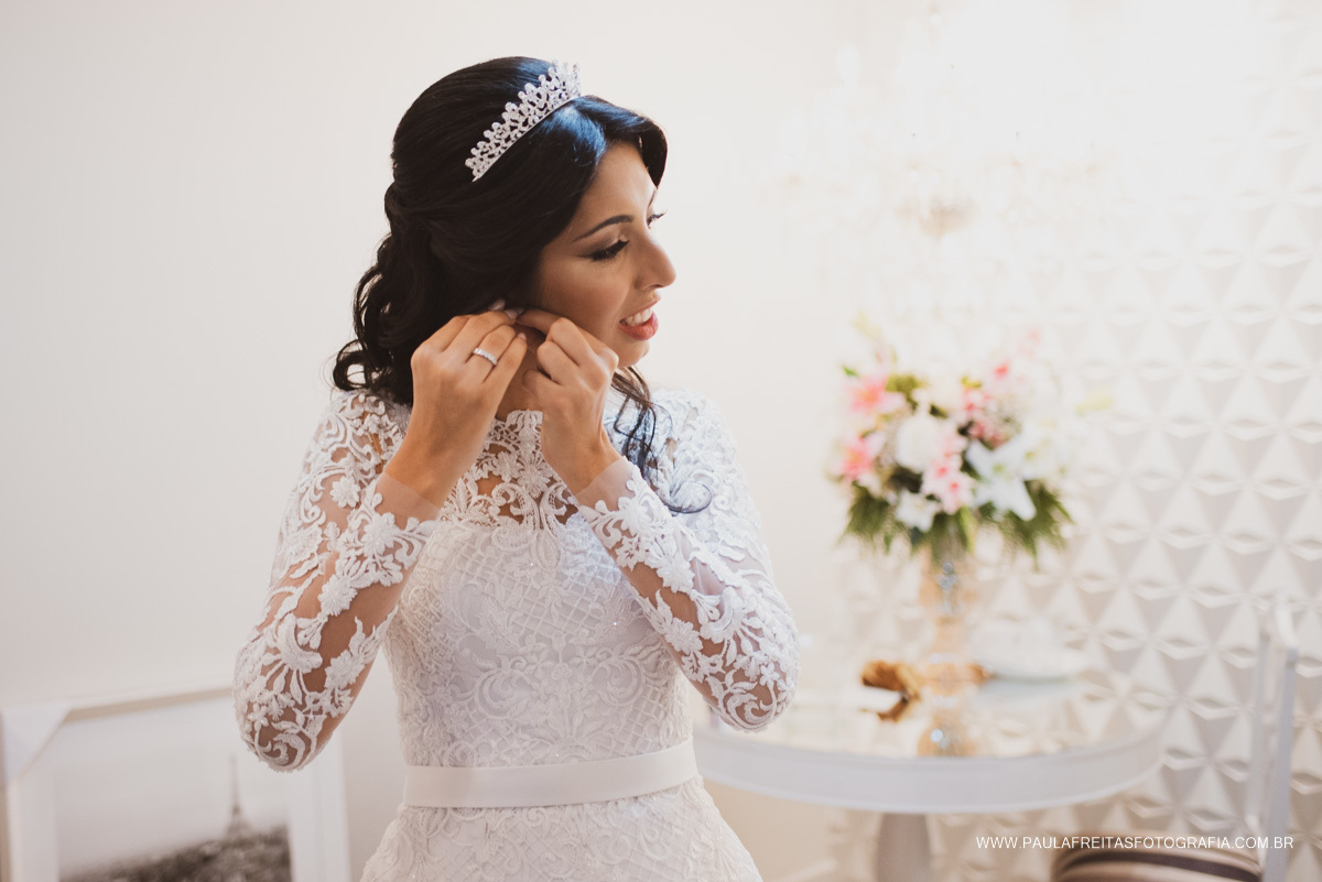 Noiva se arrumando em Guaratinguetá - São Paulo