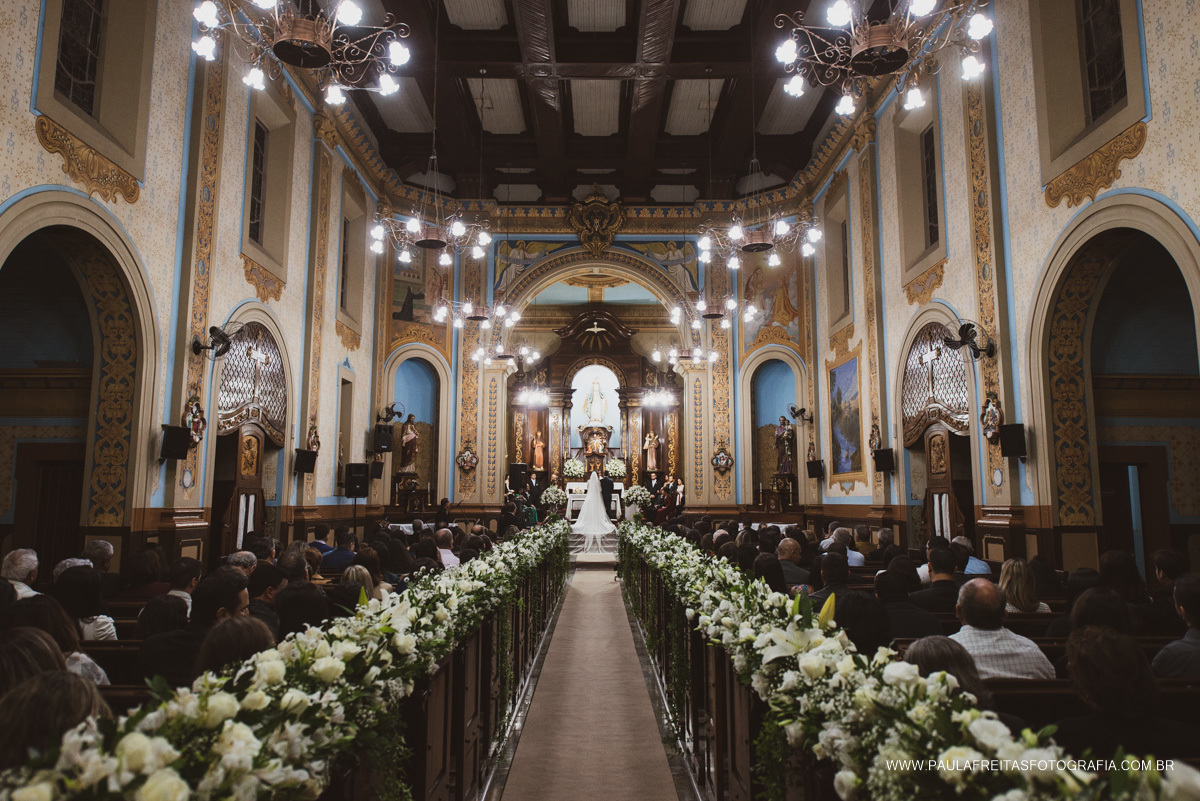 Decoração da igreja em Guaratinguetá - São Paulo