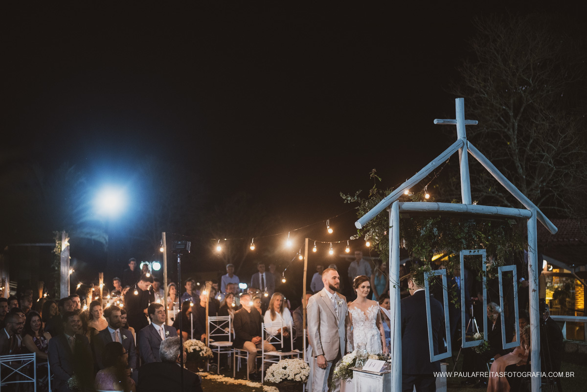 Decoração de casamento ao ar livre