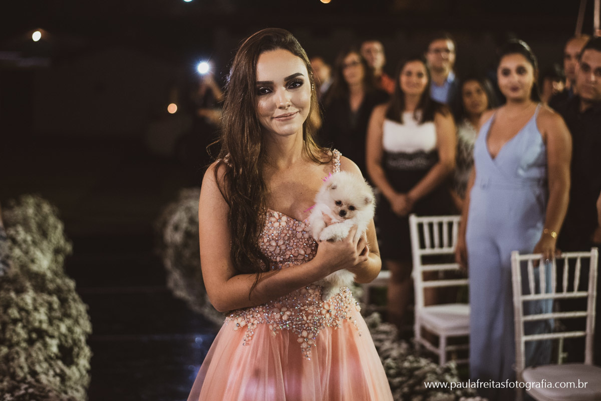 Dama de honra adolescente