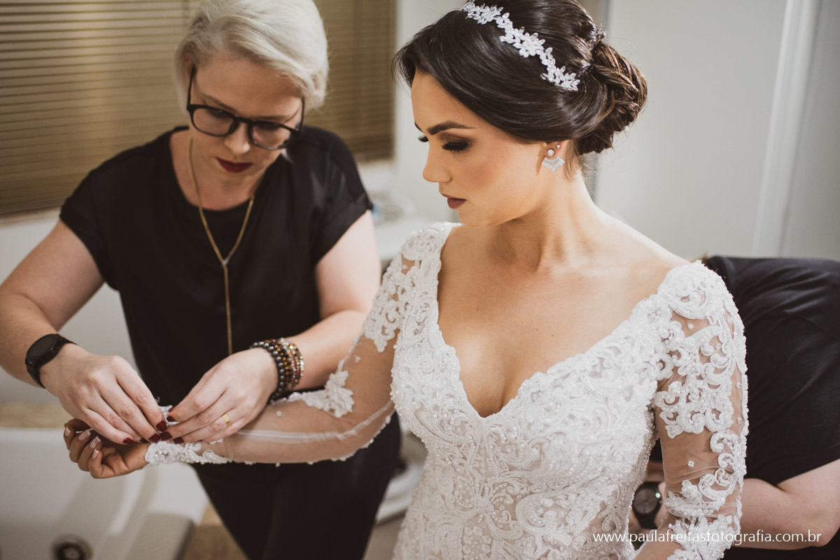 Vestido de noiva rendado