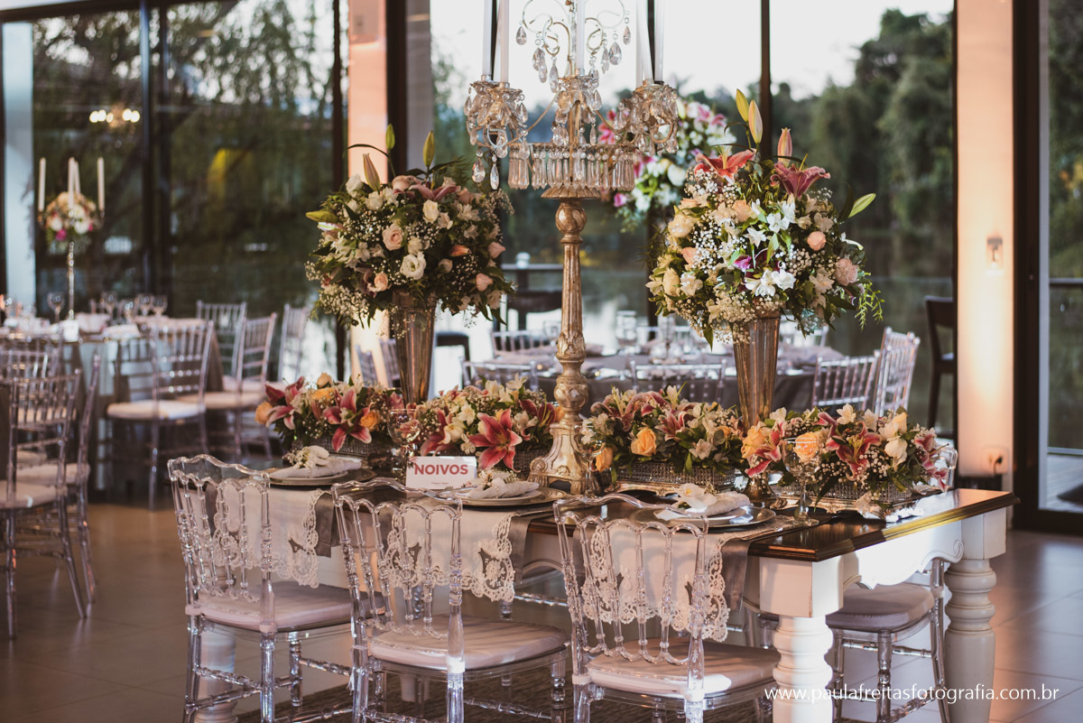 Decoração de casamento no Recanto do Bosque