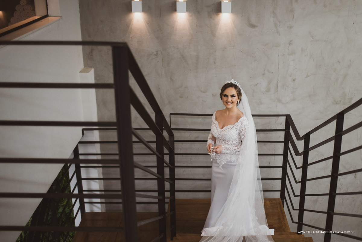 Vestido de noiva rendado