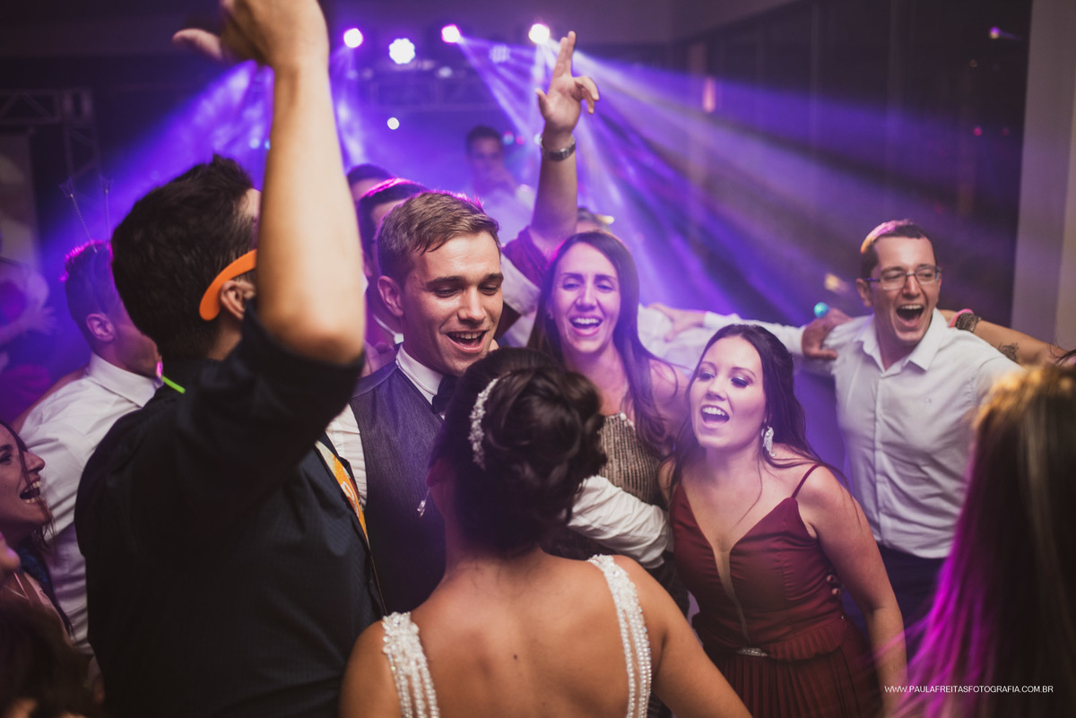 Festa de casamento no Recanto do Bosque em Guaratinguetá - SP