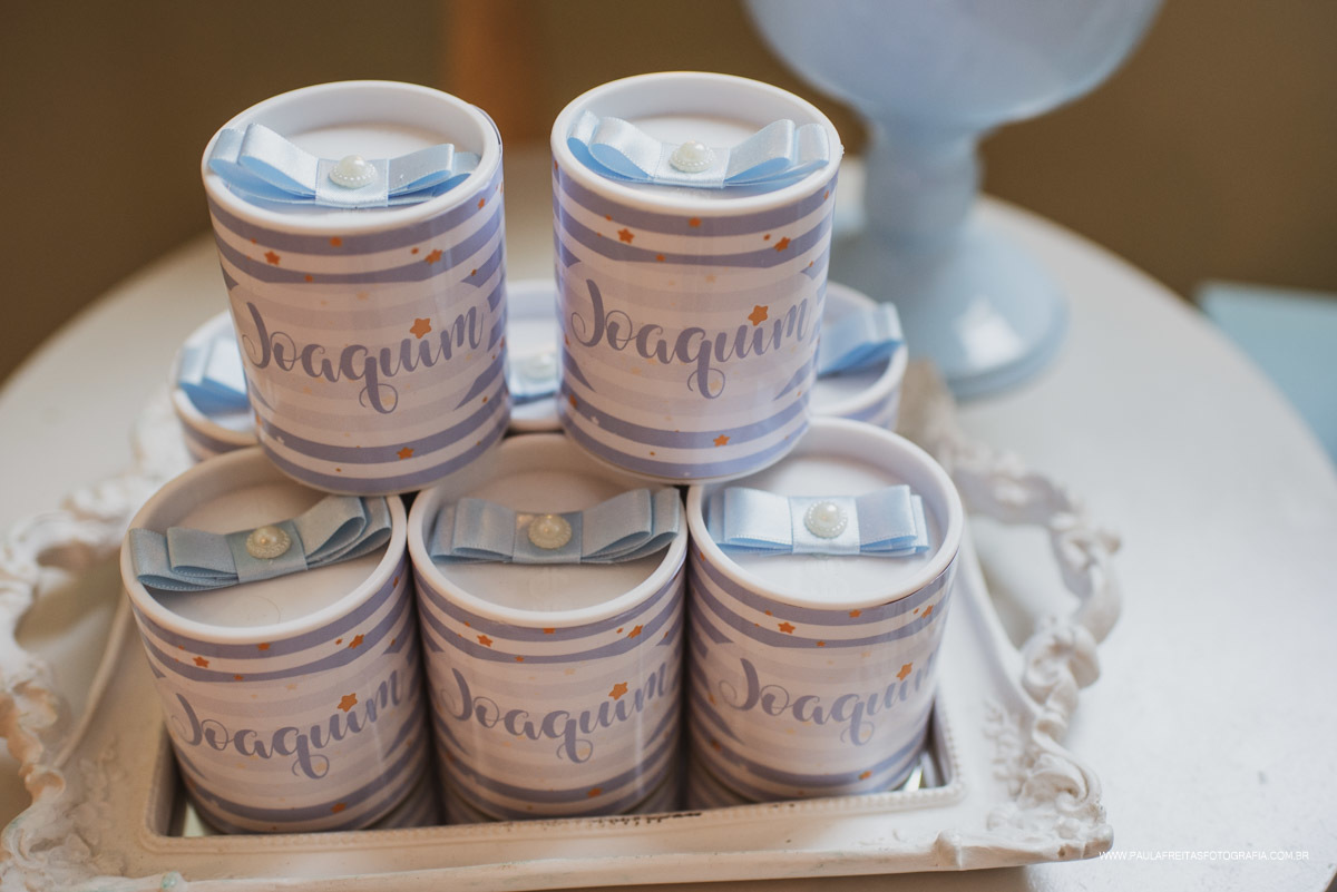 Lembranças para nascimento de menino