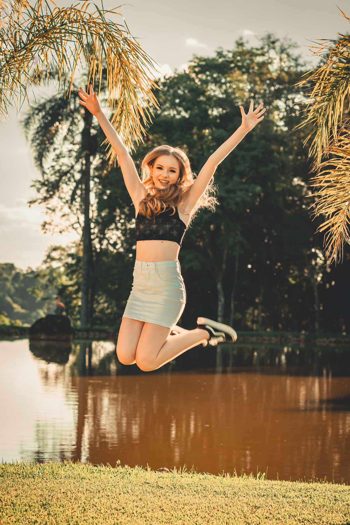 A Natureza como Cenário dos Sonhos: O Parque Norte - Viadutos ofereceu uma paleta diversificada de cenários, desde jardins pitorescos até cantinhos pitorescos, enriquecendo cada foto com uma atmosfera mágica.