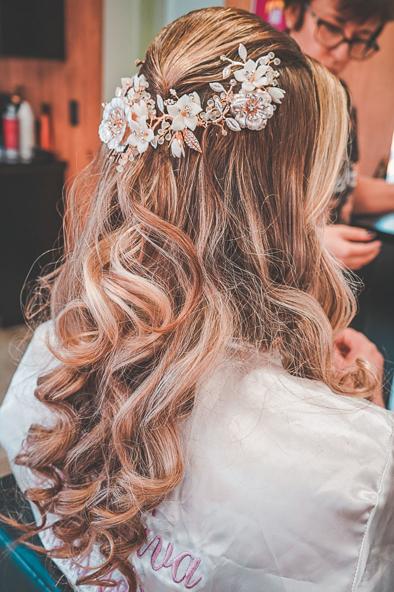 Fotografia do Making Off - Noiva Vitor Trombetta - Casamento Sananduva - RS