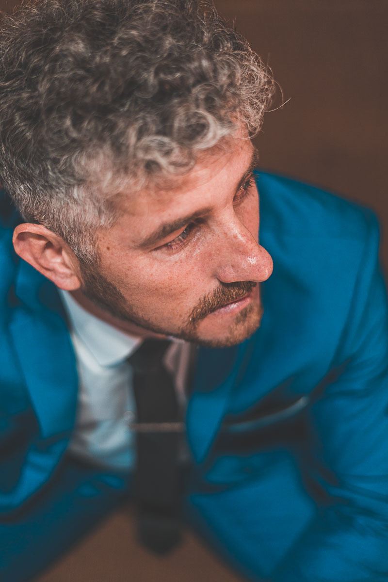 Fotografia do Making Off - Noivo Túlio - Fotos e Vídeo - Vitor Trombetta - Casamento Sananduva - RS