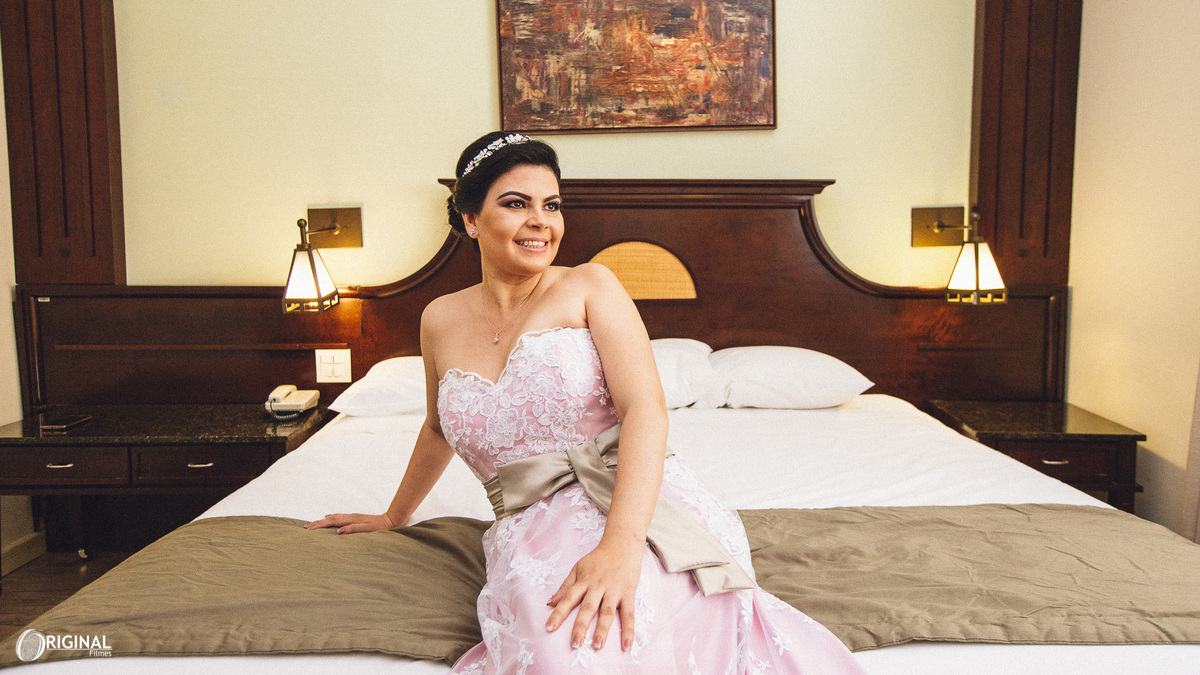 noiva na cama