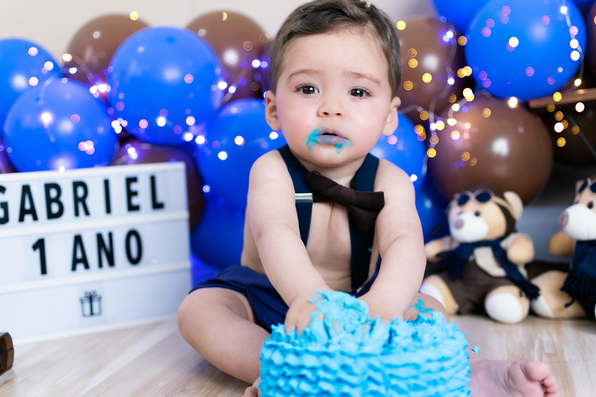 Ensaio Smash The Cake em Osasco do Gabriel