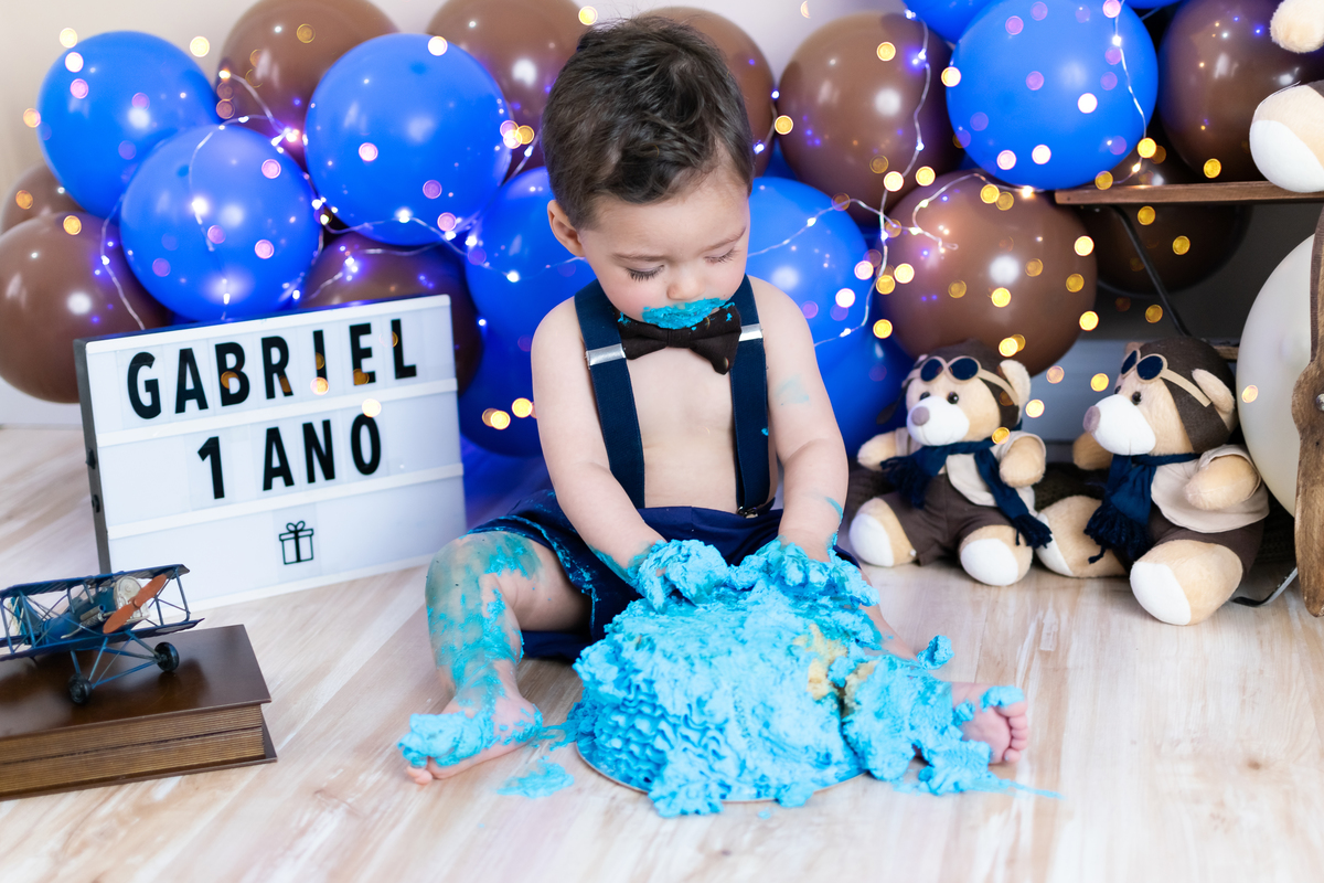 Ensaio Smash The Cake em Osasco do Gabriel