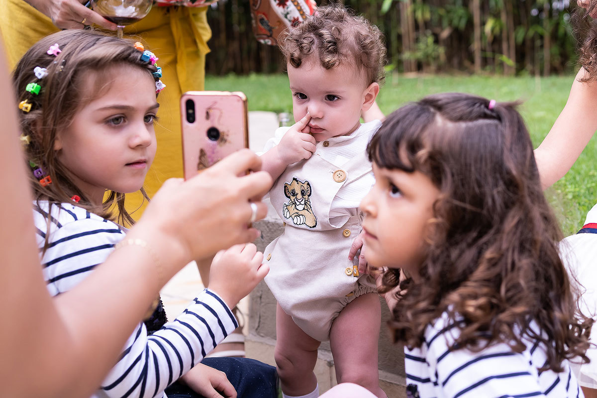 Ensaio de aniversário de 1 ano em Osasco do Benjamin