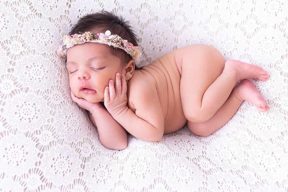 estudio de newborn em osasco da pequena Lavinia