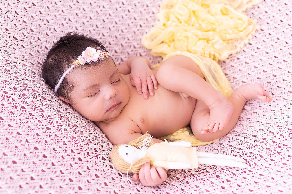 estudio de newborn em osasco da pequena Lavinia