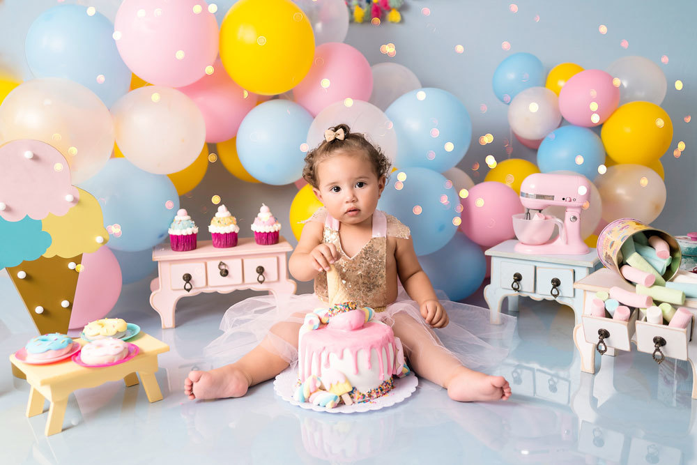 Smash The Cake Jardim Encantado - Vanessa Durazzo Fotógrafa de Gestante, Crianças e Newborn